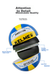 Мяч волейбольный KELME Size5 Бело-красный - изображение 3