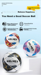 М'яч футбольний KELME Size-4 Біло-червоний - зображення 3