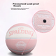 М'яч баскетбольний SPALDING 77-787Y розмір 7 з поліуретану тренувальний, рожевий - зображення 5