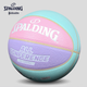 Баскетбольная майка SPALDING цвета «макарон», розовая, для девочек, из искусственной кожи, размер 7, для игры в помещении и на открытом воздухе, артикул 76-897Y. - изображение 3