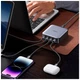 Зарядний пристрій Ugreen 4xUSB 100W (3xType-C+USB A QC3) GAN Charger Nexode Series Black CD328 (90928) - зображення 4