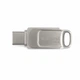 Флеш-накопичувач Wibrand Bee 128GB USB Type-A / USB Type-C, Silver - зображення 1