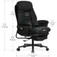 Геймерское кресло Cyberlux GM-16 Black, Fabric Black, до 140 кг - изображение 2