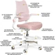 Детское кресло "Fantasy Air" Mealux Y-608 KP, Pink, до 100 кг - изображение 2