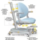 Детское кресло Ortoback Plus Mealux Y-508 KBL Plus, Blue, до 80 кг - изображение 2