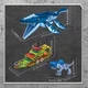 Конструктор Jurassic World динозаври 32см парк Юрського періоду з кораблем мазозавром і спинозавром (1134) - зображення 4