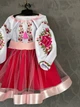Вишитий комплект для дівчинки Trend Троянди 128 Білий, рожевий (SOLKOMPTRRO) - изображение 2