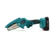 Акумуляторна міні-пила KRAFFTEC CHAIN SAW 6″ • Ланцюгова пила KRAFFTEC CHAIN SAW 6″ з 2 акумуляторами, шиною 15,24 см для саду та обрізання гілок 58725 - зображення 3