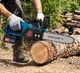 Акумуляторна ланцюгова пилка DOMOTEC Chain Saw 12″/16″ 96V • Садова акумуляторна пилка DOMOTEC Chain Saw 12″/16″ 96V з 2 шинами 305/406 мм і 2 акумуляторами 58727 - зображення 6