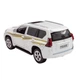 Металлическая машинка белая Toyota Prado - изображение 4