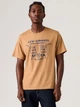 Футболка хлопковая длинная мужская Levi`s 379403062 XL Бежевая (1161676320) - изображение 1