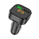 FM модулятор Borofone BC43 Flash, Car Charger, QC3.0, Чорний - изображение 1