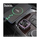 FM модулятор Hoco E85 Tiger, Car Charger, 2xUSB-A, 1xType-C, PD20W, QC3.0, Сірий - изображение 5