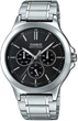 Мужские часы Casio MTP-V300D-1A черные 50 м - изображение 1