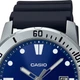 Мужские часы Casio MTP-VD01-2E синие 50 м - изображение 5