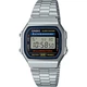 Электронные часы Casio Vintage A168WA-1W серебристые 30 м - изображение 1