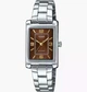 Жіночий годинник Casio LTP-1234DD-5A коричневий 30 м - зображення 1
