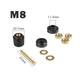 Медная винтовая клемма M8 / P-G-M8-BLK / чёрная - изображение 4