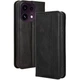 Чехол-книжка Deexe Retro Style для OPPO Reno 16 F/FS - Black - изображение 1