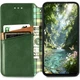 Чехол Deexe Rhombus Wallet для Samsung Galaxy S26 FE - Green - изображение 2