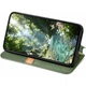 Чехол Deexe Rhombus Wallet для Samsung Galaxy S26 FE - Green - изображение 3