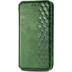 Чехол Deexe Rhombus Wallet для Samsung Galaxy S26 FE - Green - изображение 4