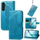 Чехол-книжка с рисунком UniCase Butterfly Pattern для Samsung Galaxy S26 FE - Blue - изображение 4
