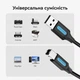 Кабель для принтера USB 2.0 AM/BM 0.5m PVC black Vention (COQBD) - изображение 2