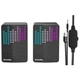 Акустическая система ColorWay SoundWave 2.0 RGB USB Black (CW-SPU06BK) - изображение 2