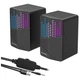 Акустическая система ColorWay SoundWave 2.0 RGB USB Black (CW-SPU06BK) - изображение 3