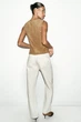 Топ зі штучної замші Zara 4344/174 S Коричневий (04344174756S) - зображення 3