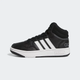 Кросівки Adidas Hoops 3.0 Mid Core Black/Cloud White/Grey Six 36.5-4.5-23.8см - изображение 2