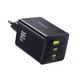 Зарядний пристрій Baseus 2xType-C/USB 100W PD GaN Black (P10182102123-00) - зображення 1