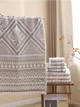 Полотенце муслиновое лицевое Malloory Home Роза 50*100 см Светло-серое - изображение 5