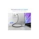 Дата кабель USB-C to USB-C 1.0m US261 3A Alum. Braid Gray\Black Ugreen (50150) - изображение 2