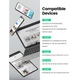 Дата кабель USB-C to USB-C 3.0m 5A 100W US316 Black Ugreen (90120) - изображение 7
