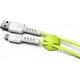 Дата кабель USB 2.0 AM to Micro 5P 1.0m Soft white/lime Pixus (4897058531176) - изображение 4