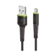 Дата кабель USB 2.0 AM to Micro 5P 2.0m CBFLEXM2 black Intaleo (1283126521430) - изображение 1