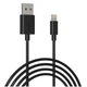 Дата кабель USB 2.0 AM to Lightning 1.0m Cu, 2.1А, Black Grand-X (PL01B) - зображення 3