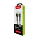 Дата кабель USB 2.0 AM to USB-C 2.0m CBFLEXT2 Black Intaleo (1283126521423) - изображение 2