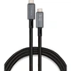 Дата кабель USB-C to USB-C 0.8m USB4 240W 40GBps 8K60Hz Nylon Vinga (VCPDCU4) - изображение 1