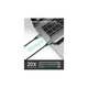 Дата кабель USB-C to USB-C 1.0m USB3.1 Gen2 US355 5A Alum. (Black) Ugreen (80150) - зображення 4