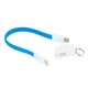 Дата кабель USB 2.0 AM to USB-C 0.18m blue Extradigital (KBU1787) - изображение 2