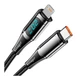 Дата кабель USB-C to Lightning 2.0m 20W Digital Display black Essager (EXCTL-YDA01) - зображення 3