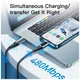 Дата кабель USB-C to Lightning 2.0m 20W Digital Display black Essager (EXCTL-YDA01) - зображення 7