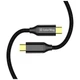 Дата кабель USB-C to USB-C 1.0m USB3.2 (20Gbps 4K PD100W) Gen2 5А black ColorWay (CW-CBPDCC062-BK) - зображення 3