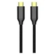 Дата кабель USB-C to USB-C 1.0m USB3.2 (20Gbps 4K PD100W) Gen2 5А black ColorWay (CW-CBPDCC062-BK) - зображення 5