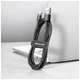 Дата кабель USB 2.0 AM to USB-C 3.0m 2A Gray-Black Baseus (CATKLF-UG1) - изображение 2