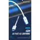Дата кабель USB-C to USB-C 1.0m PD-B83a 60W Proda (PD-B83a-WHT) - изображение 2