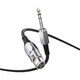 Аудиокабель Choseal QS3573T3 Jack 6.3 мм — XLR (мама), 3 м - изображение 1